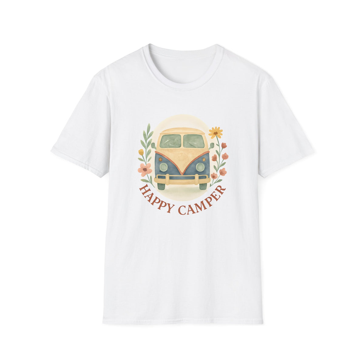 Floral Camper Van T-Shirt