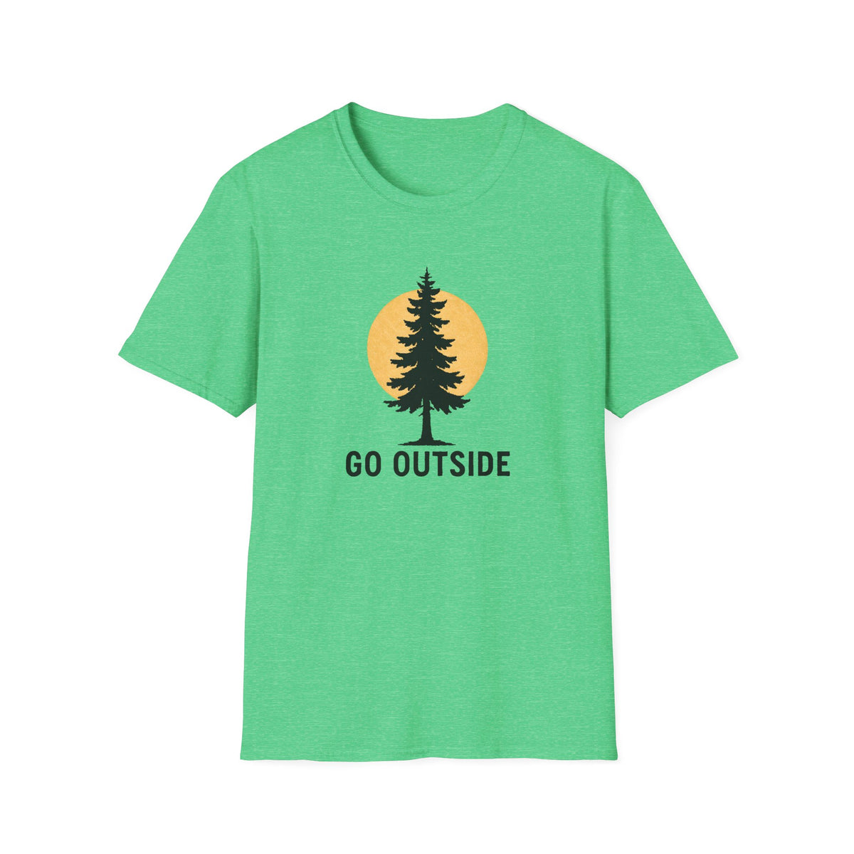 Pine Tree Silhouette Sunset T-Shirt