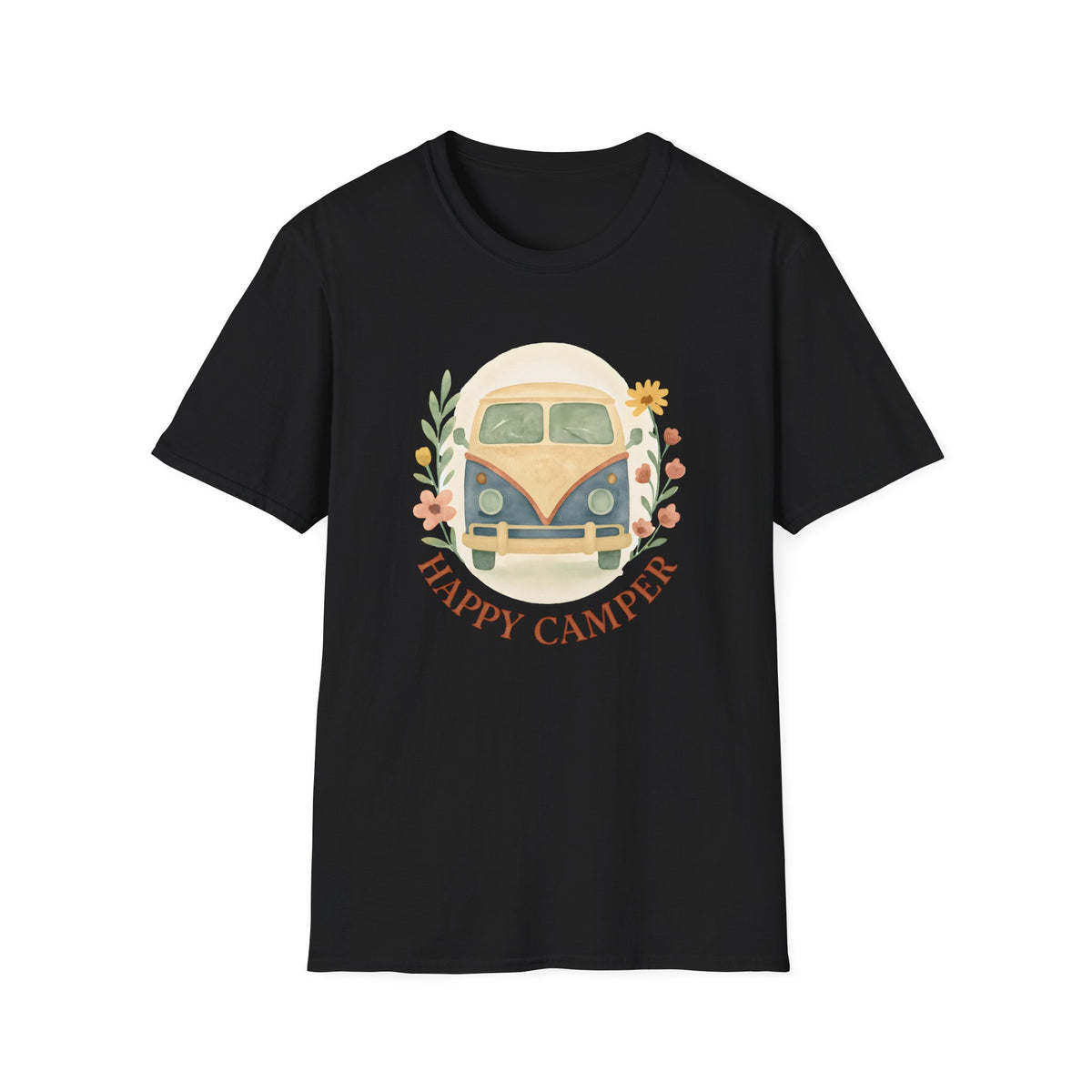 Floral Camper Van T-Shirt