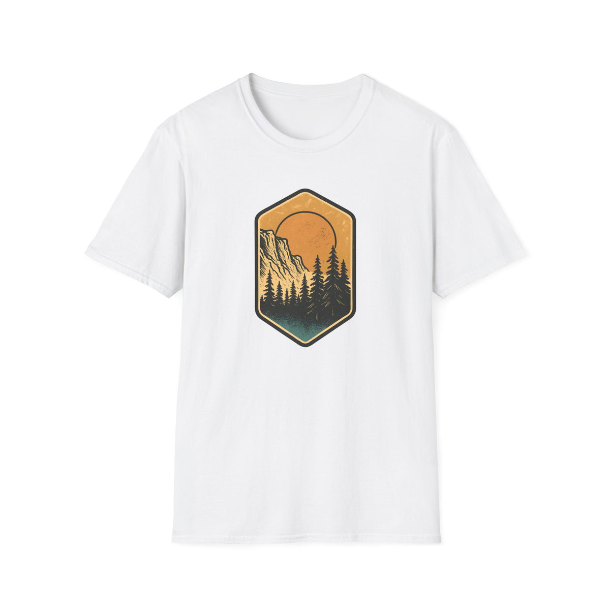 Sunset Mountain Forest T-Shirt