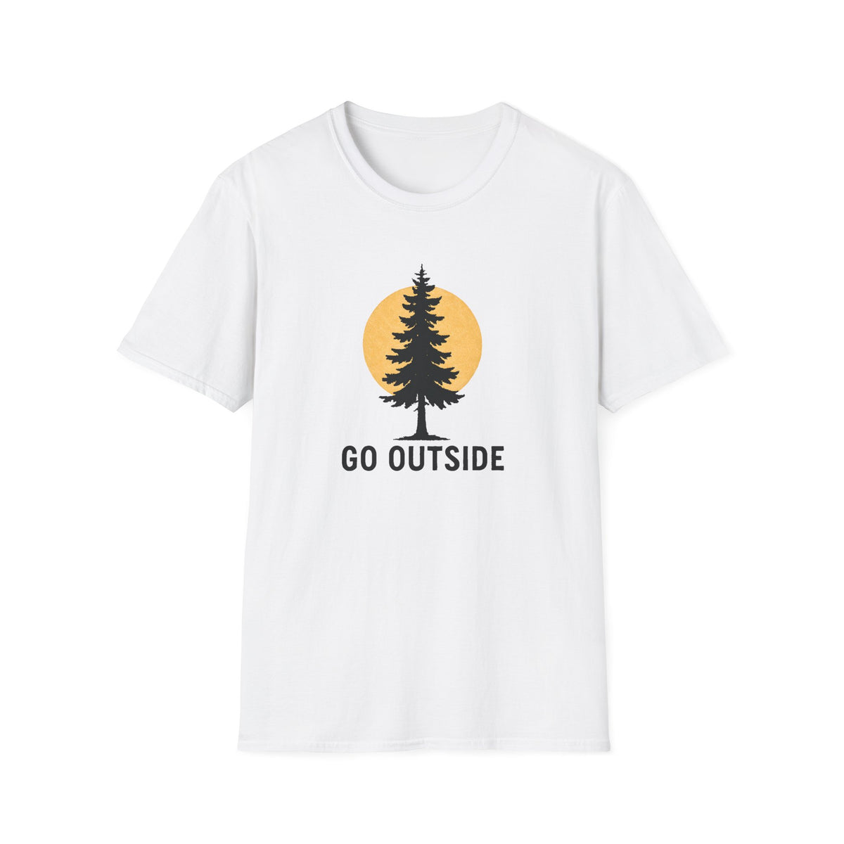 Pine Tree Silhouette Sunset T-Shirt