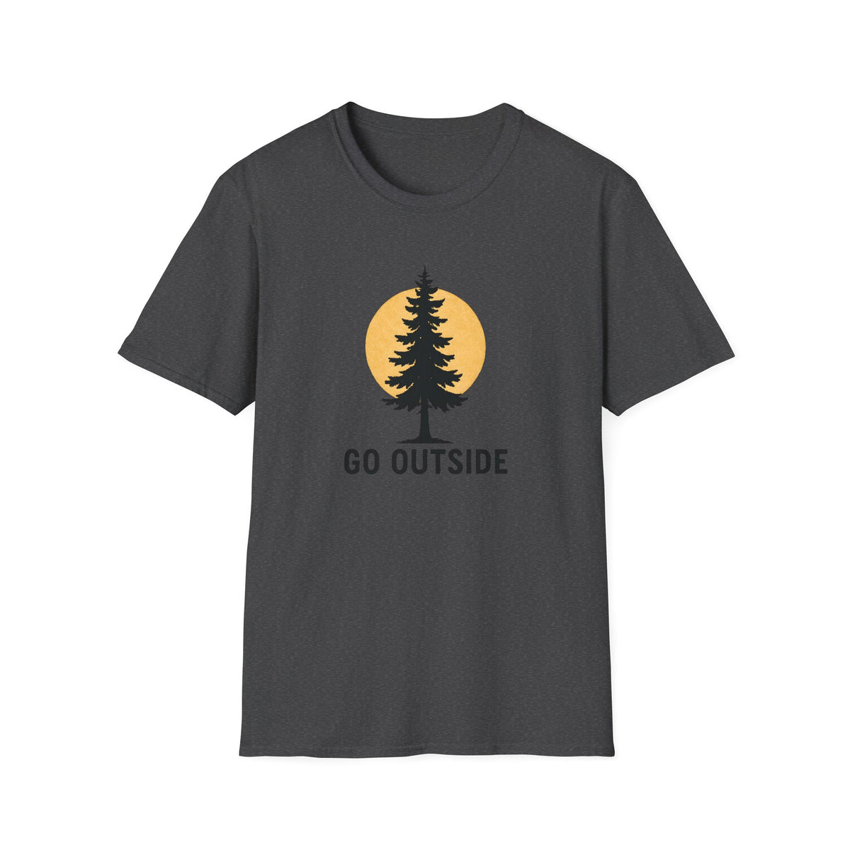 Pine Tree Silhouette Sunset T-Shirt